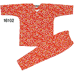 子供鯉口シャツゴムパンツセット