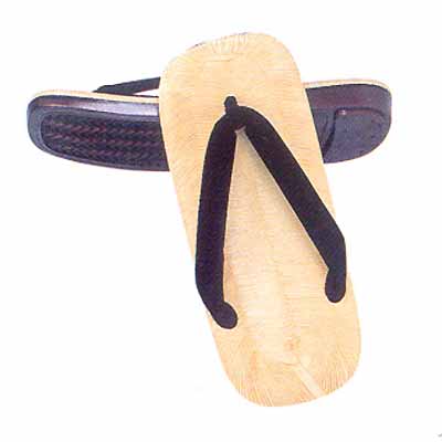 黒ウレタン 草履(男性用)