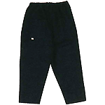 子供黒朱子ゴムパンツ