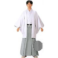 縞袴(黒・うまのり袴)